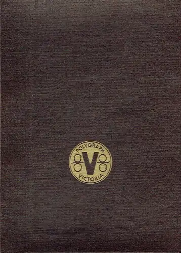 Ersatzteile-Verzeichnis
 Vollautomatische Buchdruckschnellpresse Victoria-Front "SB". 