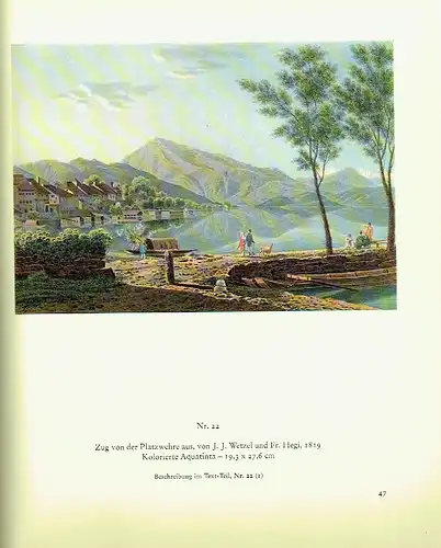 Wilhelm Josef Meyer: Zug
 Ansichten auf Holzschnitten, Stichen und Lithographien von 1548 bis um 1870. 