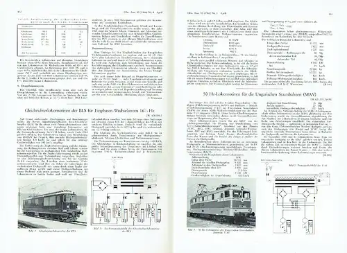 Glasers Annalen
 Zeitschrift für Eisenbahnwesen und Verkehrstechnik. 