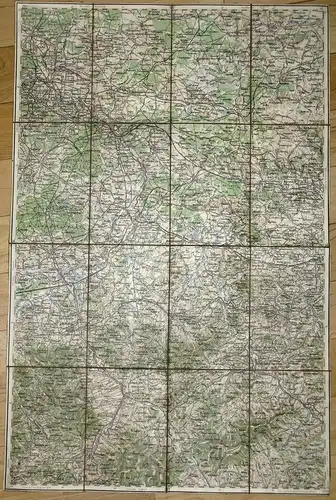 Karte 37° 50° Oswiecim
 Kreis Auschwitz / Polen / Kleinpolen / Galizien. 