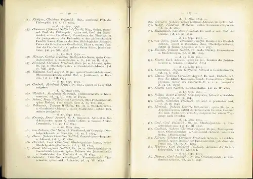 Robert Neumann: 1624 gestiftet
 Die Fraternität der Notarien und Litteraten in Leipzig. 