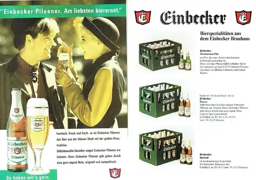 Einbecker ... über 600 Jahre Brautradition
 Information. 