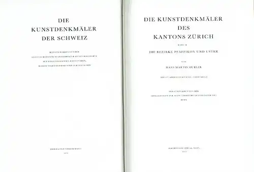 Hans Martin Gubler: Die Kunstdenkmäler des Kantons Zürich
 Band III: Die Bezirke Pfäffikon und Uster
 Die Kunstdenkmäler der Schweiz, Band 66. 