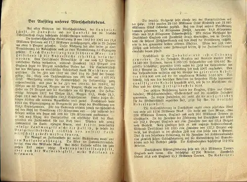 Franz Behrens: Was der deutsche Arbeiter vom Frieden erwartet!
 Ein Wort aus der Arbeiterschaft. 