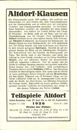 Altdorf-Klausen. 