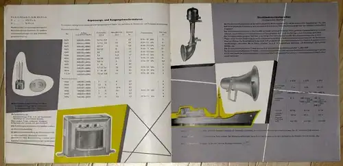 kleiner Katalog / Prospekt Lautsprecher & Zubehör. 