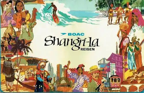 BOAC Shangri-La Reisen. 