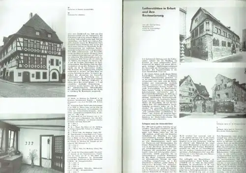 Architektur der DDR
 Luthergedenkstätten
 Zeitschrift, Heft 11/83. 