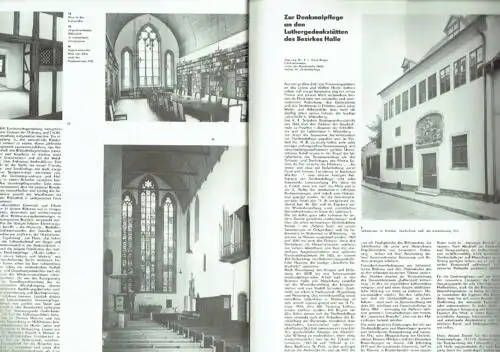 Architektur der DDR
 Luthergedenkstätten
 Zeitschrift, Heft 11/83. 