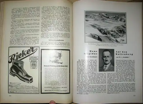 Der Winter
 Deutscher und Österreichischer Skiverband - Amtliche Zeitschrift für Wintersport
 25. Jahrgang, Oktober 1931 - August 1932 (= 15 Hefte, komplett und gebunden). 