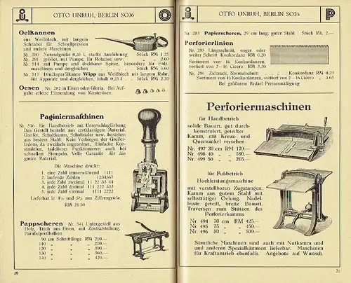 Maschinen - Utensilien - Schriften - Werkzeuge - Fachbücher für das Buchdruckgewerbe. 