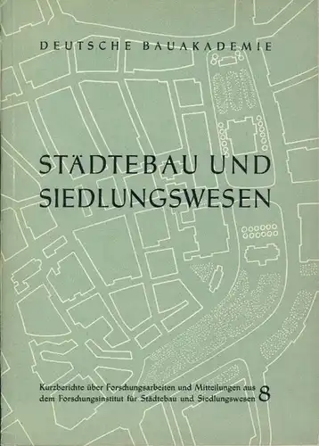 Kurzberichte über Forschungsarbeiten und Mitteilungen aus dem Forschungsinstitut für Städtebau und Siedlungswesen
 Städtebau und Siedlungswesen. 