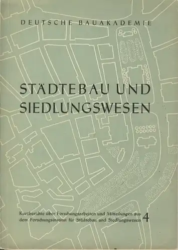 Kurzberichte über Forschungsarbeiten und Mitteilungen aus dem Forschungsinstitut für Städtebau und Siedlungswesen
 Städtebau und Siedlungswesen. 