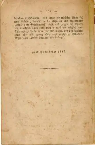 Siebente Mittheilung an die sächsischen Pferdezüchter vom Königlichen Landstallamt Moritzburg 1886. 