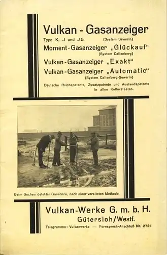 Vulkan-Gasanzeiger. 