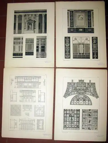 Prof. Joseph Bühlmann, Architekt, München: Die Architektur des classischen Altertums und der Renaissance
 Die architektonische Entwicklung und Decoration der Räume. 