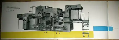 Victoria-Hochdruck-Bogenrotationsmaschine für Schön- und Widerdruck Modell BR II SW. 