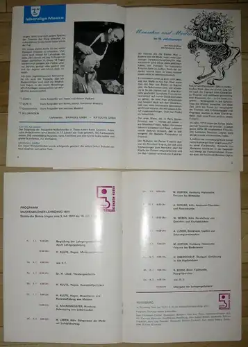 Lebendige Maske
 Hauszeitschrift für Maskenbildner
 Konvolut aus den Jahren 1969-1995. 
