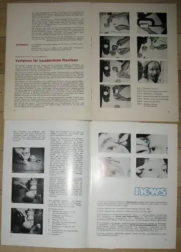 Lebendige Maske
 Hauszeitschrift für Maskenbildner
 Konvolut aus den Jahren 1969-1995. 