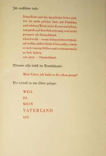 Heinrich von Kleist: Von der Liebe zum Vaterlande
 Aus dem "Katechismus der Deutschen". 