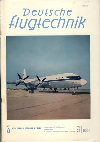 Deutsche Flugtechnik
 Heft 9/1960. 