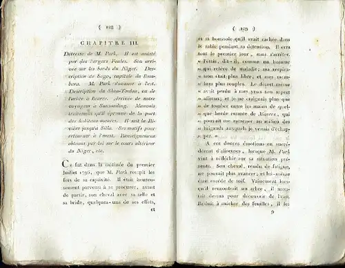 Major Houghton et Mungo Park: Voyages et Découvertes dans de l'interieur de L'Afrique
 Deux Agens de la Société établie en Angleterre, pour favoriser les progrès.. 