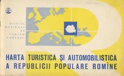 Harta Turistica si Automobilistica a Republicii Populare Romîne. 