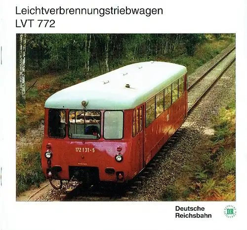 Leichtverbrennungstriebwagen LVT 772. 