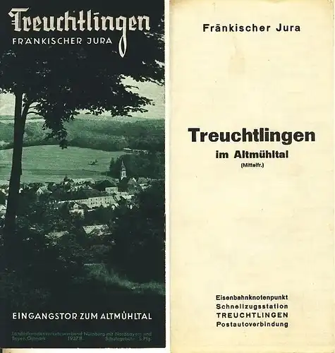 August Sieghardt: Treuchtlingen
 Eingangstor zum Altmühltal / Fränkischer Jura. 