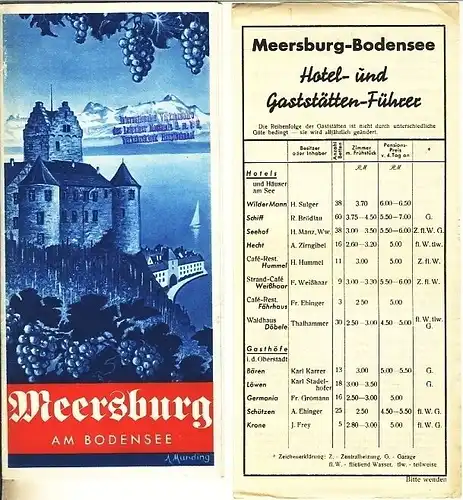 Meersburg am Bodensee
 Die alte Stadt im deutschen Süden. 