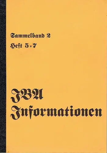 Sammelband 2, Heft 5 bis 7. 