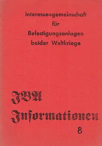 IBA-Informationen, Heft 8
 IBA-Informationen. 