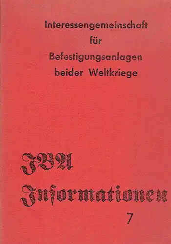 IBA-Informationen, Heft 7
 IBA-Informationen. 