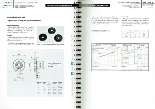 Höganäs Iron Powder Handbook
 Volume 1: Basic Information, Binder 3. 