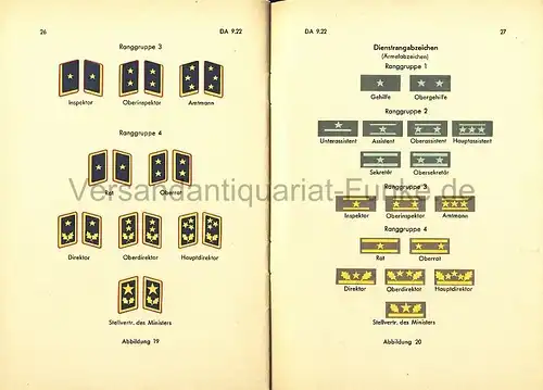 Uniformordnung / Uniform-Trageordnung
 Dienstanweisung der Deutschen Post DA 9.22. 