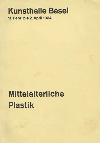 Mittelalterliche Plastik. 