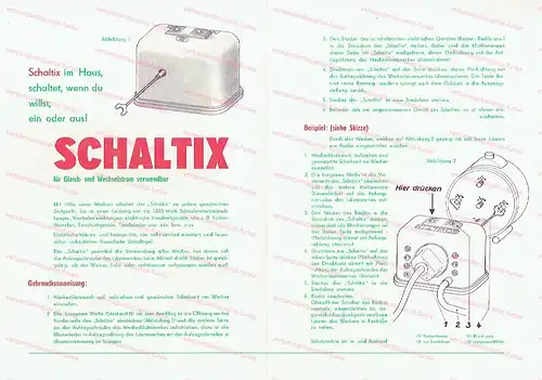 Weckerschalter WeS6 Schaltix. 