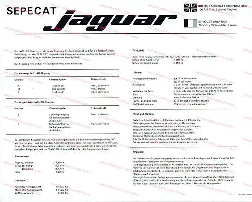 Sepecat Jaguar. 