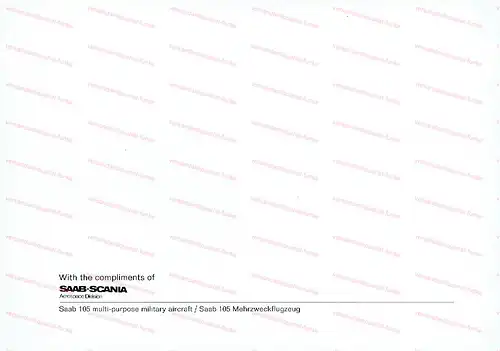 Saab 105 Mehrzweckflugzeug. 