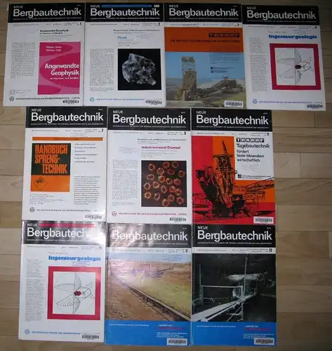 Neue Bergbautechnik
 Wissenschaftliche Zeitschrift für Bergbau, Geowissenschaften und Aufbereitung
 Konvolut aus Jahrgang 1980 (10 Hefte). 