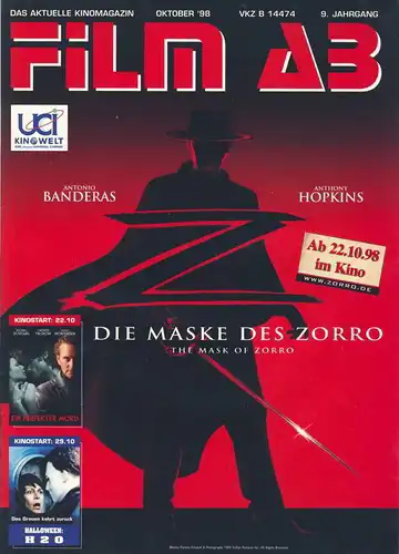 Das aktuelle Kinomagazin, Oktober 1998
 Film ab. 