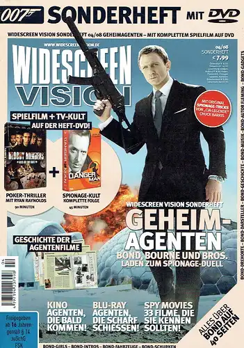 Geheimagenten Bond, Bourne und Bros. laden zum Spionage-Duell
 Widescreen Vision, Sonderheft 04/08. 