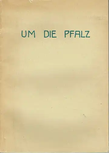 Wolfram von den Steinen: Ein Basler Geisterreigen
 Um die Pfalz. 