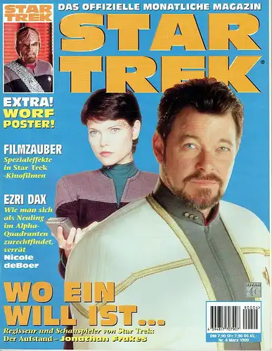 Konvolut von 10 Zeitschriften Star Trek / Star Trek Voyager / Serien Guide und Star Trek Generations und Next Generations. 