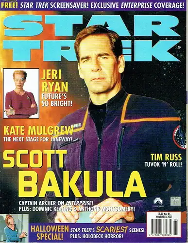 Konvolut von 10 Zeitschriften Star Trek / Star Trek Voyager / Serien Guide und Star Trek Generations und Next Generations. 