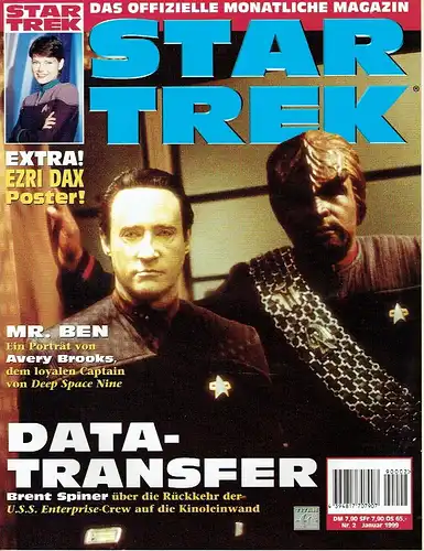 Konvolut von 10 Zeitschriften Star Trek / Star Trek Voyager / Serien Guide und Star Trek Generations und Next Generations. 