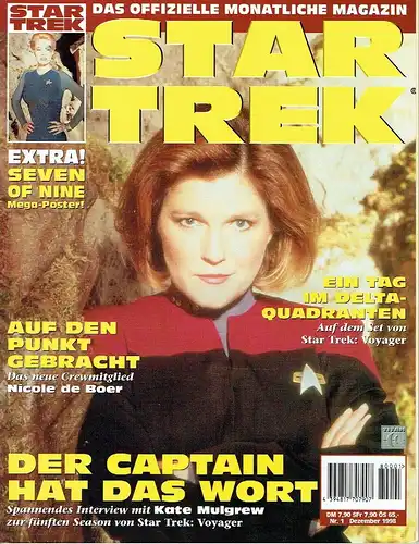 Konvolut von 10 Zeitschriften Star Trek / Star Trek Voyager / Serien Guide und Star Trek Generations und Next Generations. 