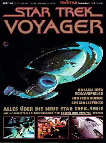 Konvolut von 10 Zeitschriften Star Trek / Star Trek Voyager / Serien Guide und Star Trek Generations und Next Generations. 