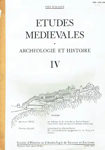Bernhard Metz
 Thomas Biller: Etudes Medievales
 Pays d'Alsace - Archeologie et Histoire IV
 Numéro hors série 145 bis. 