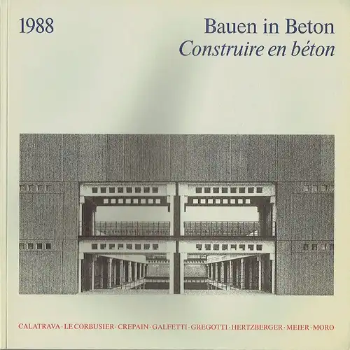 Wolfgang Jean Stock: Bauen in Beton
 Zeitschrift für Architektur - Internationale Beispiele für zeitgemässes Bauen in Beton
 Ausgabe 1988 und Ausgabe 1990/91. 